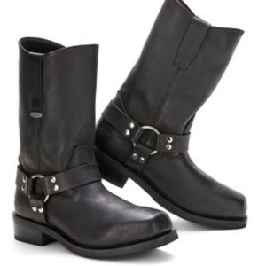 Harley Davidson black waterproof leather boots